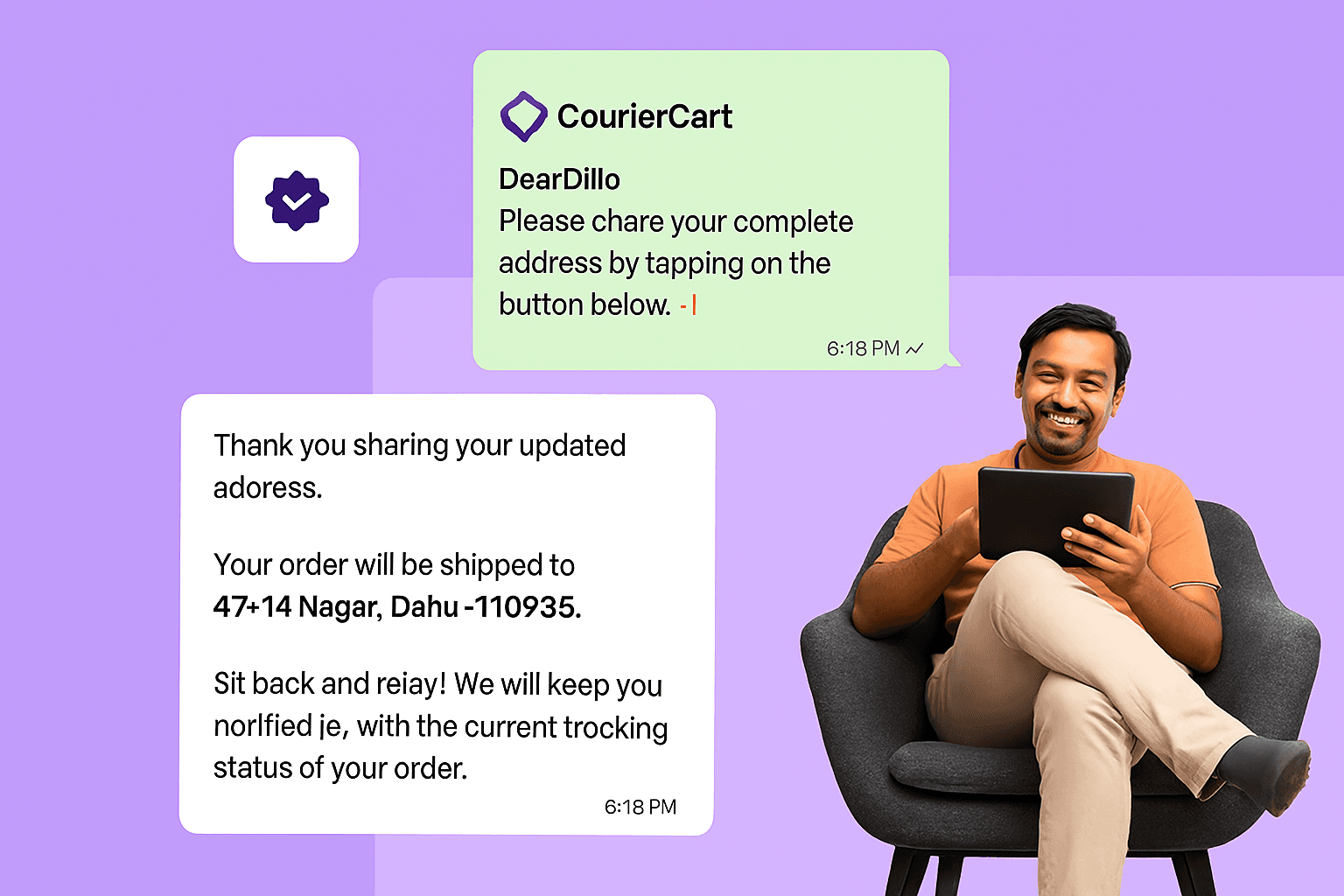 Address Confirmation Illustration